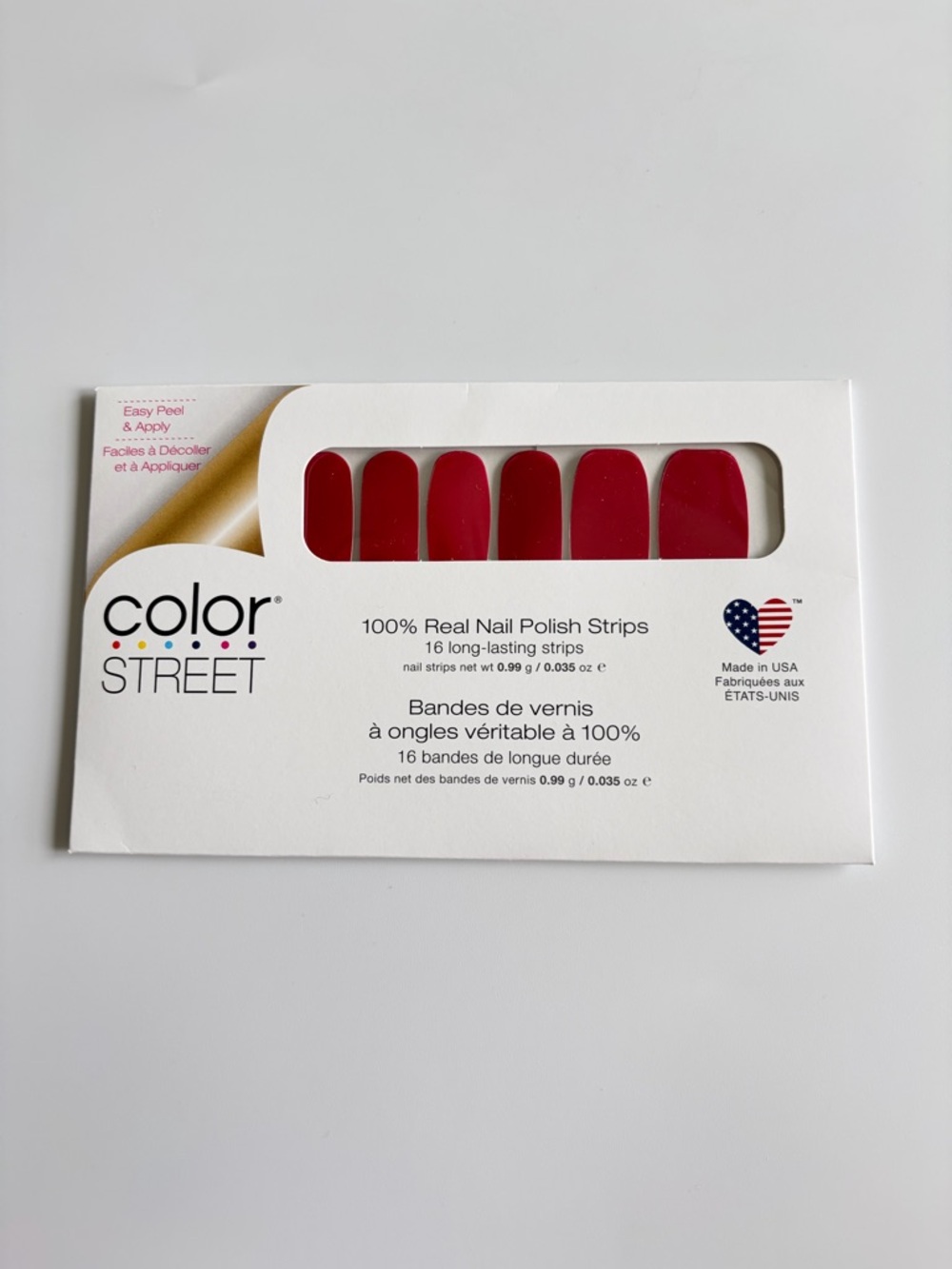 *Retired* Color Street: Bed of Roses | Red Jelly Sheer Valentine’s Day Classic - Picture 3 of 8